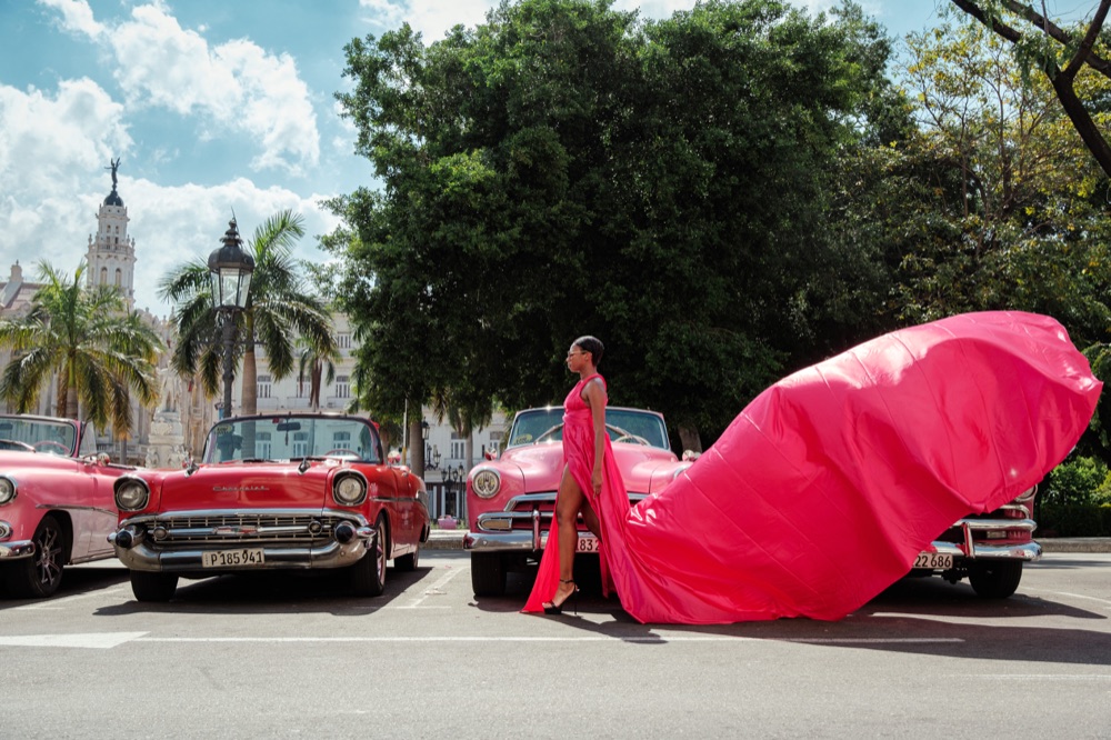 The Flying Dress Experience — professional photoshoot in Havana, Cuba
